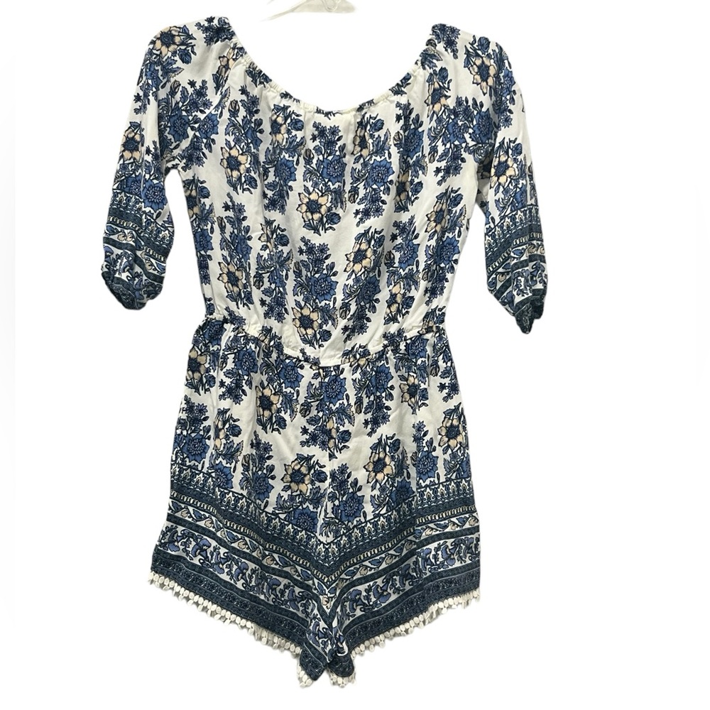 Floral Romper - Lois Jeans - Size Small